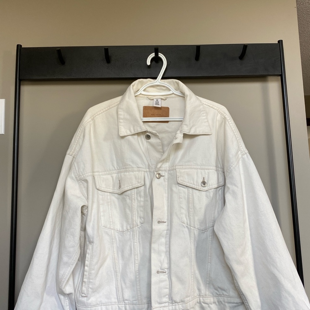 White Denim Jacket